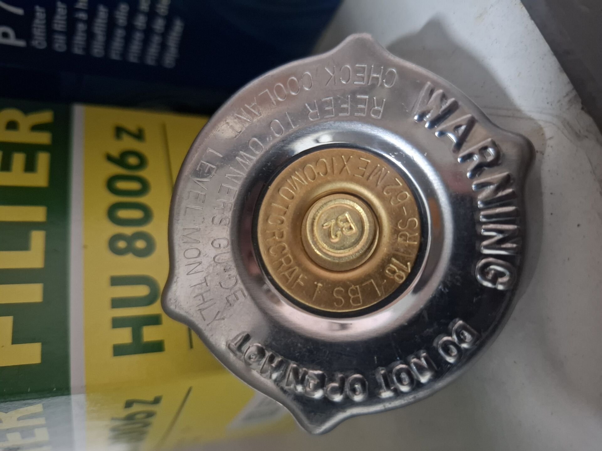 Freemont genleşme kabı kapağı. Su kapak