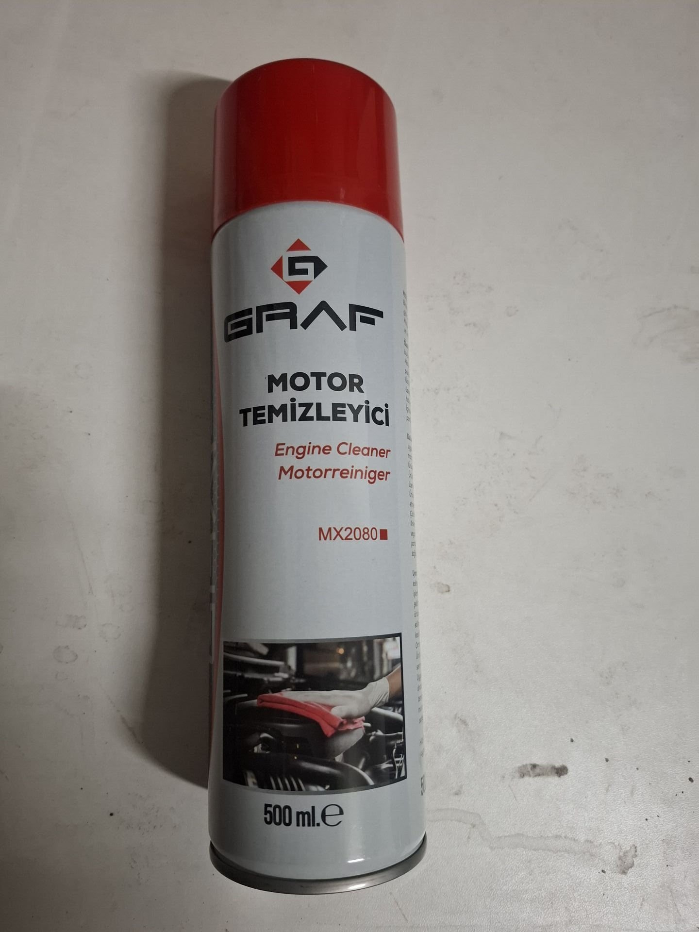 Motor susuz temizleme spreyi