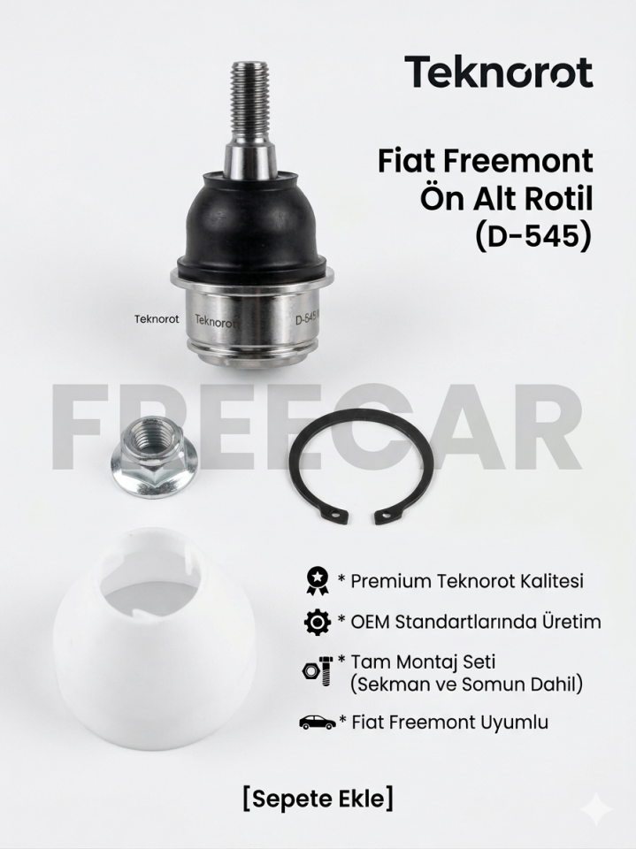 ​Fiat Freemont Ön Alt Rotil - Teknorot (D-545)