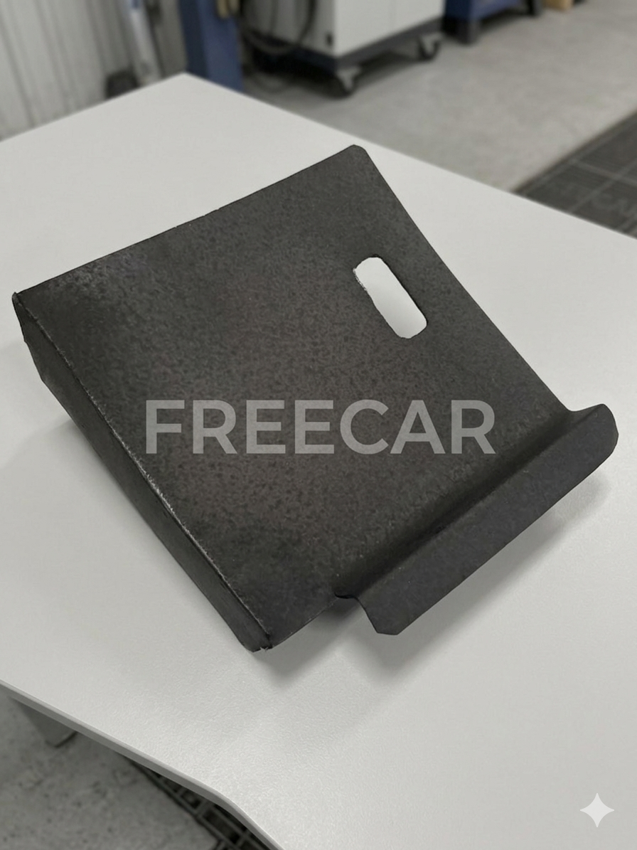 Fiat Freemont Sağ V-Kayış & Şarj Dinamosu Koruma Sacı - Pütür Kaplı