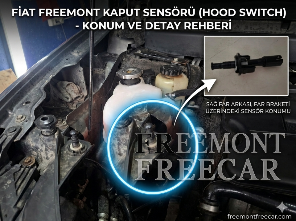 Fiat Freemont / Dodge Journey Kaput Emniyet Switchi (Orijinal Konum - Nadir Stok)
