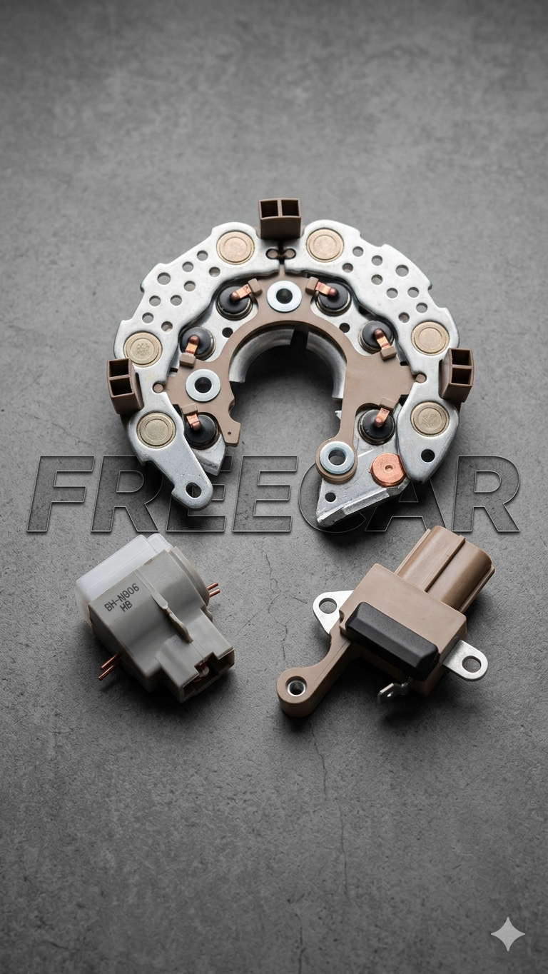 Freemont & Dodge Journey Alternatör Tamir Takımı (Diyot Tablası + Kömür + Konjektör)