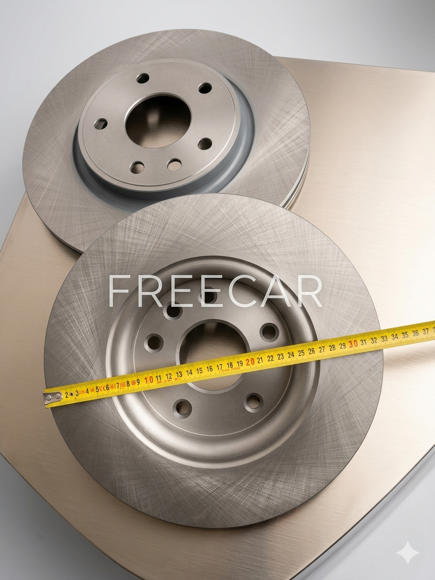 Fiat Freemont Arka Disk Fren Aynası Blue Print - 2'li Set